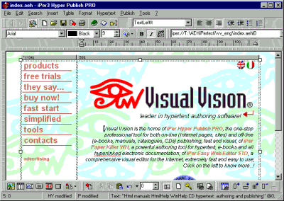 Software f�cil para la creaci�n r�pida de sitios WEB. P�ginas WEB completas sin c�digo o HTML. In Espa�ol Castellano.