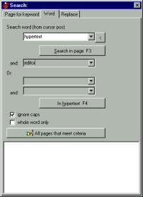 Crea tu sitio WEB, P�ginas WEB, con EasyWebEditor. In Espa�ol Castellano.